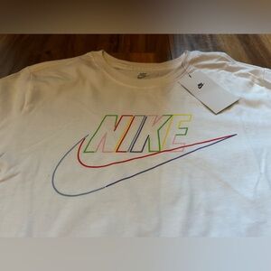 Nike Logo White Tee